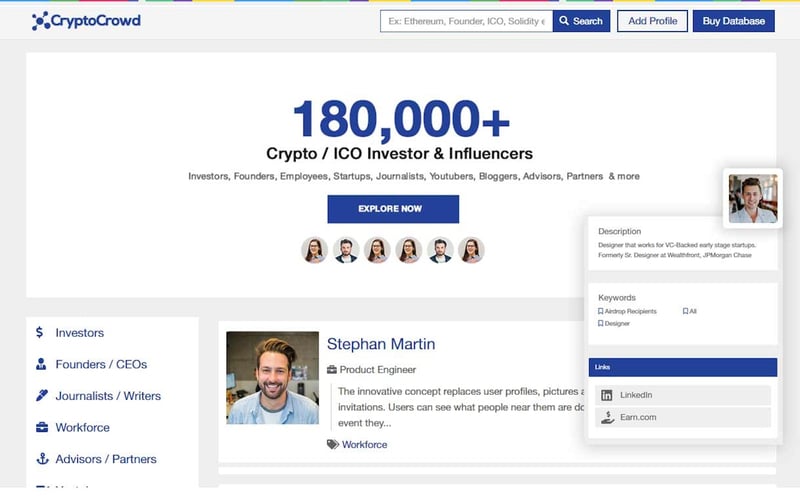 CryptoCrowd screenshot 1