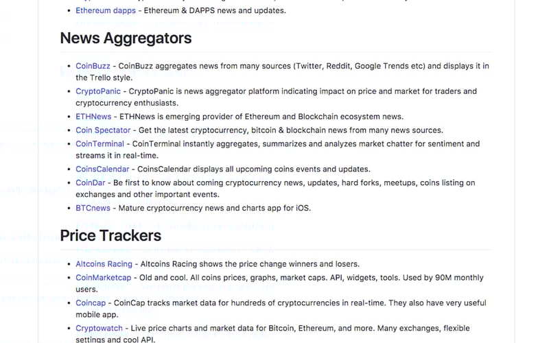 CryptoList screenshot 2