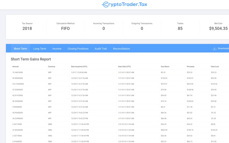 CryptoTrader.Tax screenshot 1