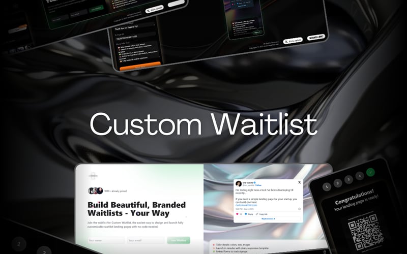 Custom Waitlist screenshot 1