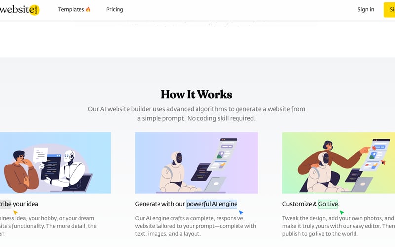DIY-Website-Builder screenshot 2