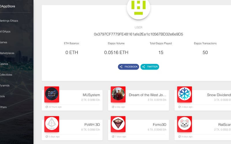 Dapp Store screenshot 1