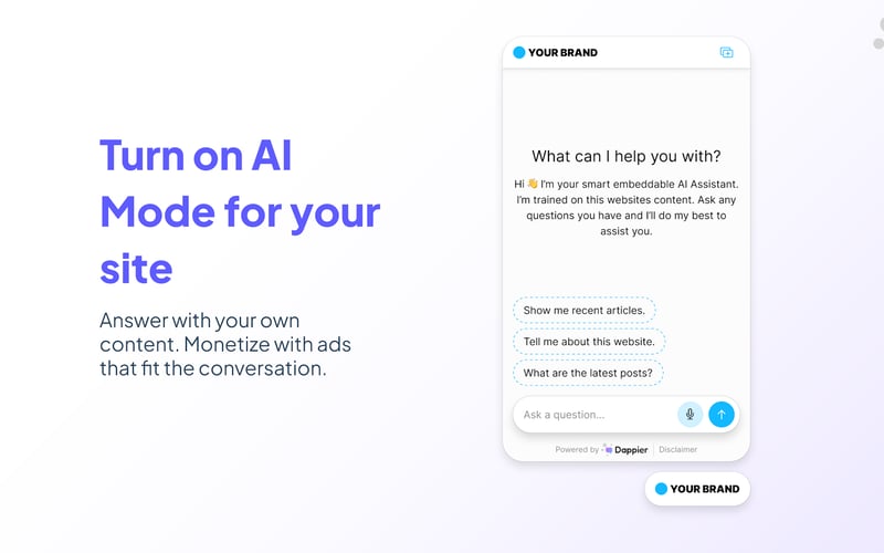 Dappier screenshot 1