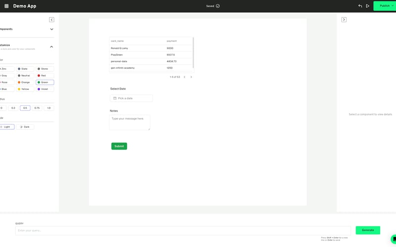 Datagran screenshot 3