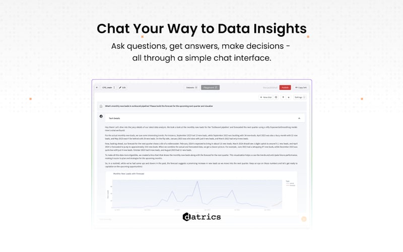 Datrics - AI Data Analyst screenshot 2