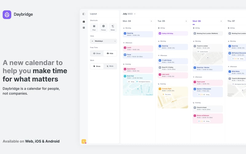 Daybridge screenshot 1