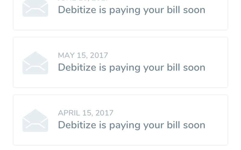 Debitize screenshot 1
