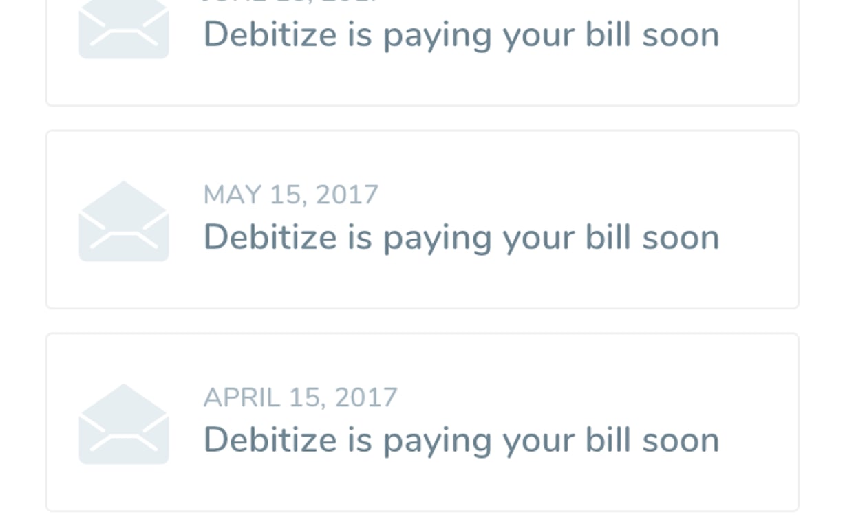 Debitize preview
