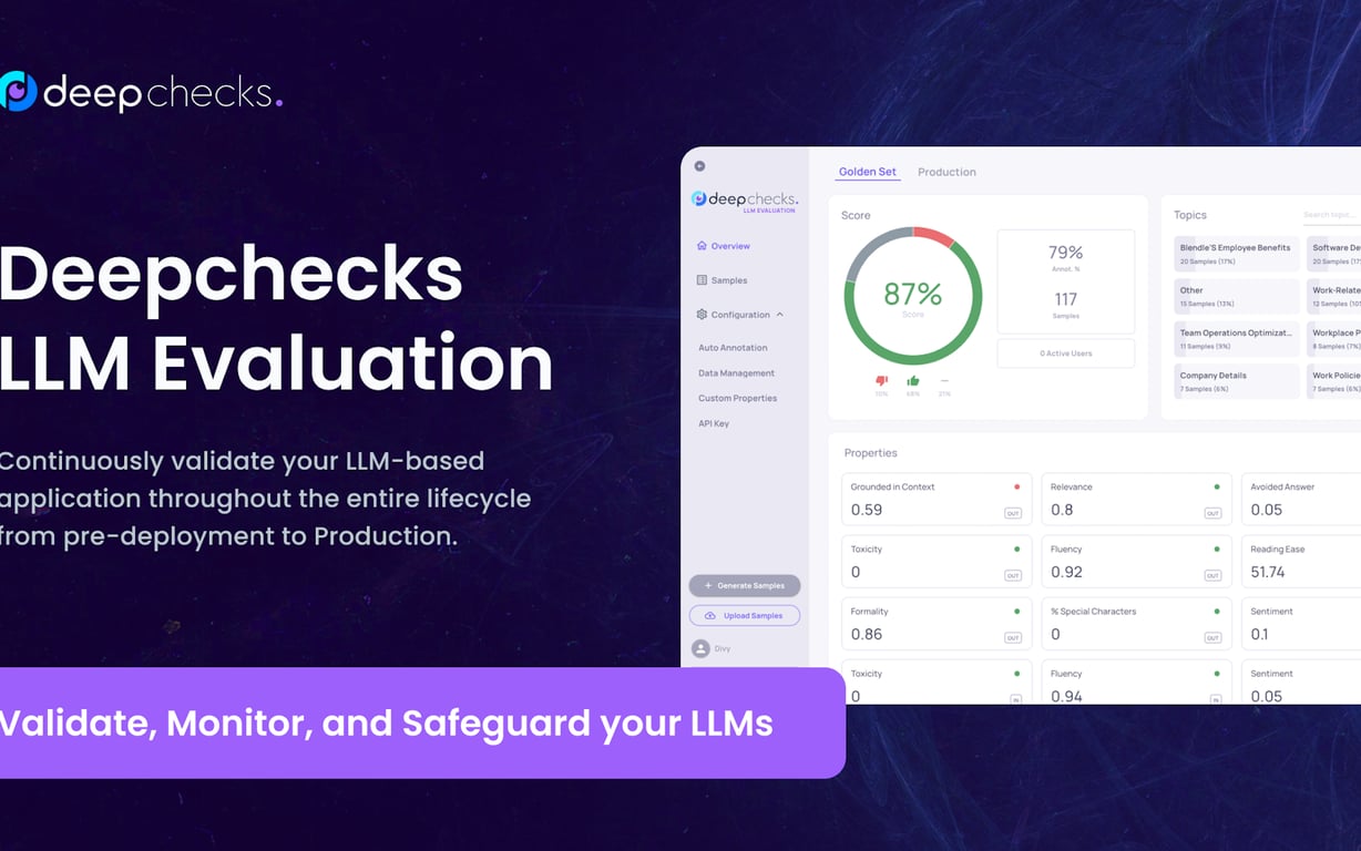 Deepchecks Monitoring preview