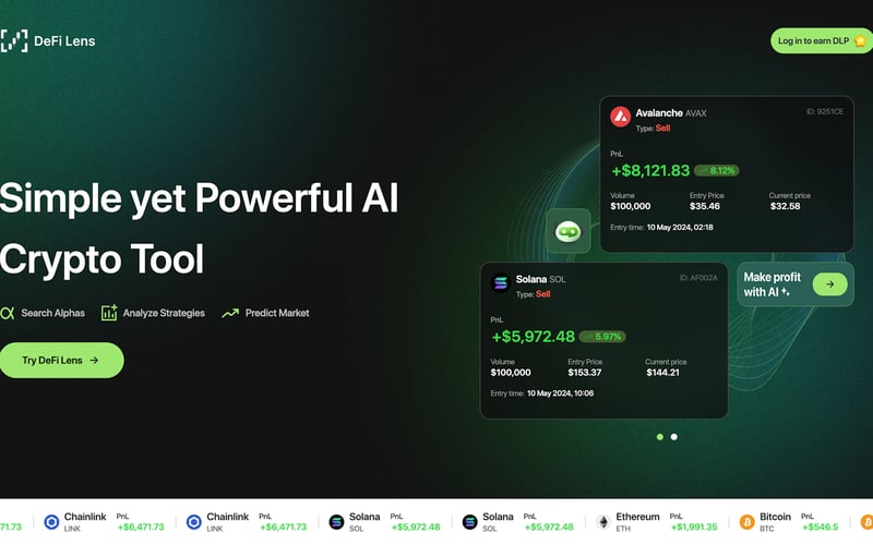 Defi Lens screenshot 1