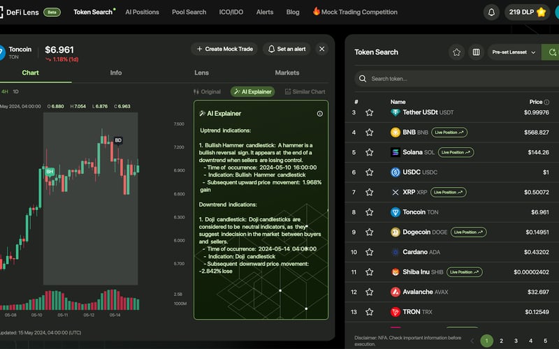 Defi Lens screenshot 3