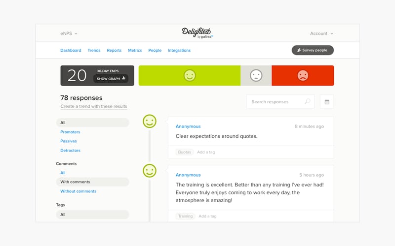 Delighted screenshot 1