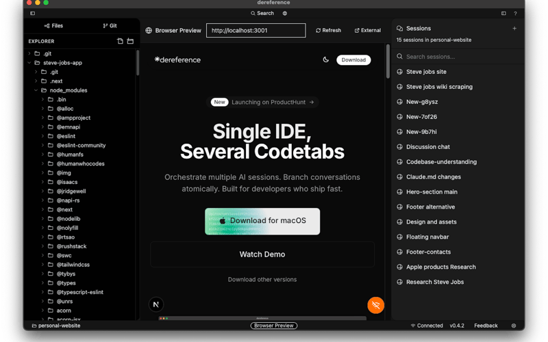 Dereference screenshot 1