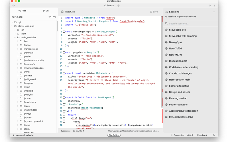 Dereference screenshot 3
