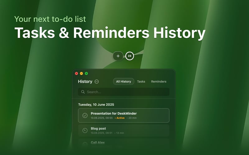 DeskMinder² screenshot 3