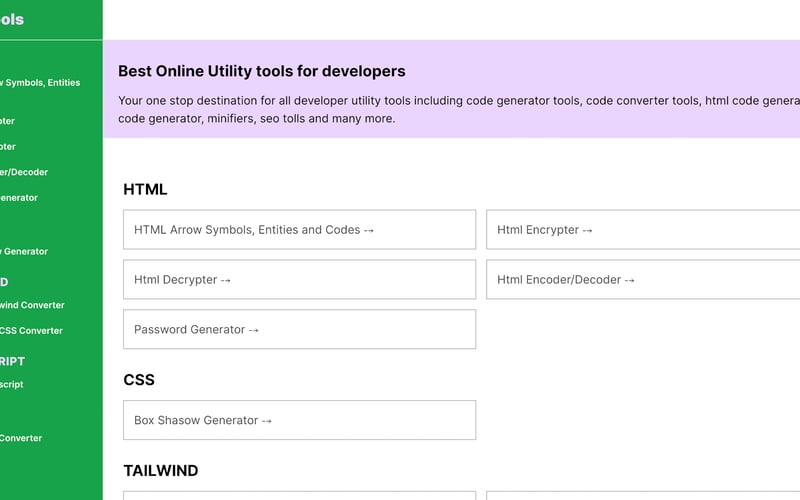 Dev Tools screenshot 1