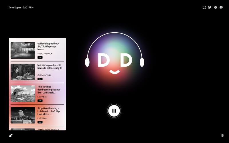 Developer DAO FM screenshot 2