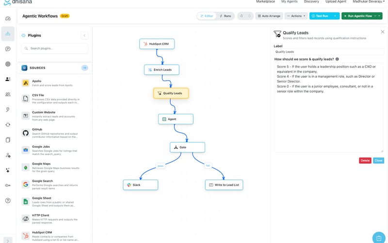 Dhisana AI screenshot 2