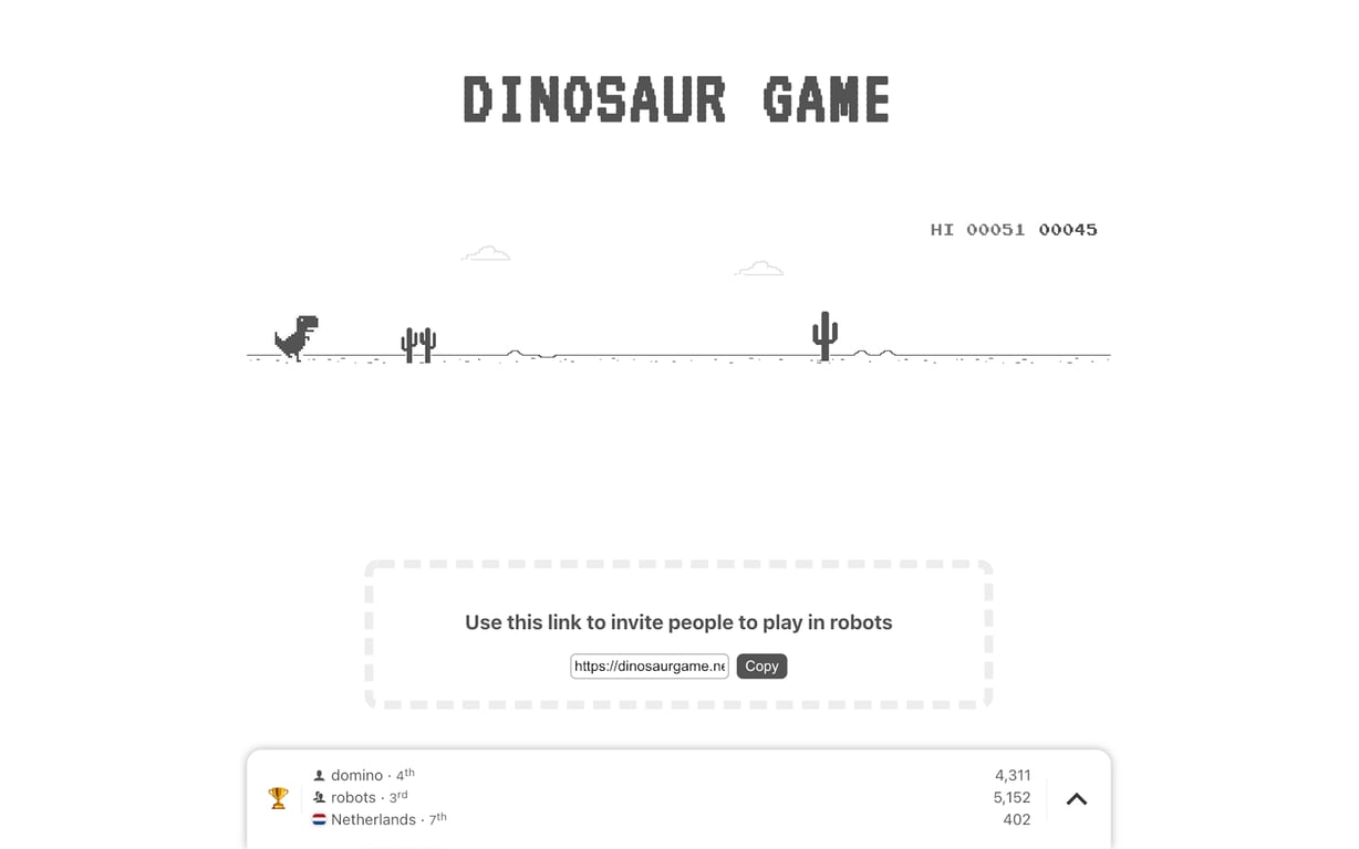 Dino Game preview
