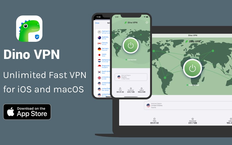 Dino VPN screenshot 1