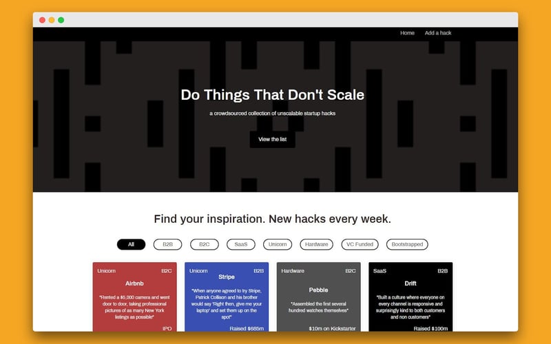 Do Things That Don't Scale screenshot 1