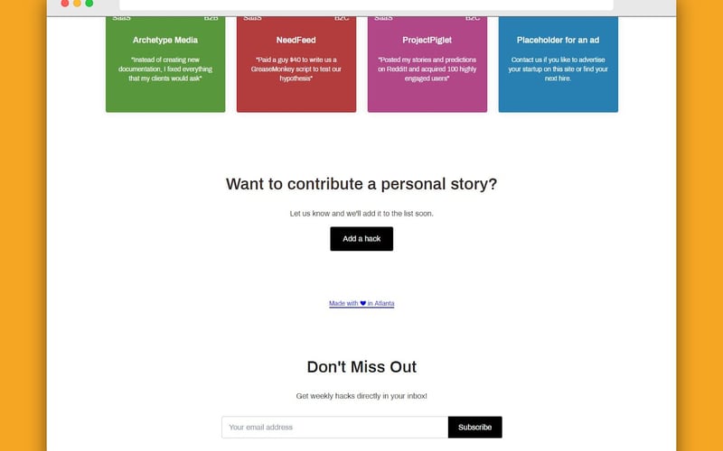 Do Things That Don't Scale screenshot 2