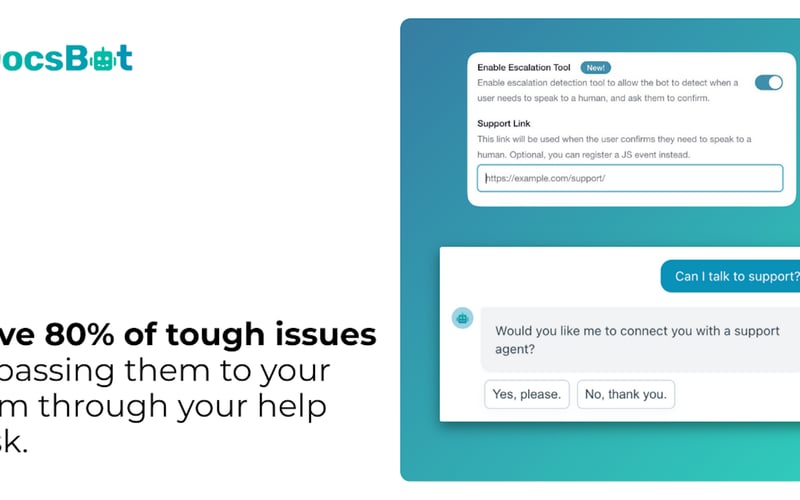 DocsBot AI screenshot 2