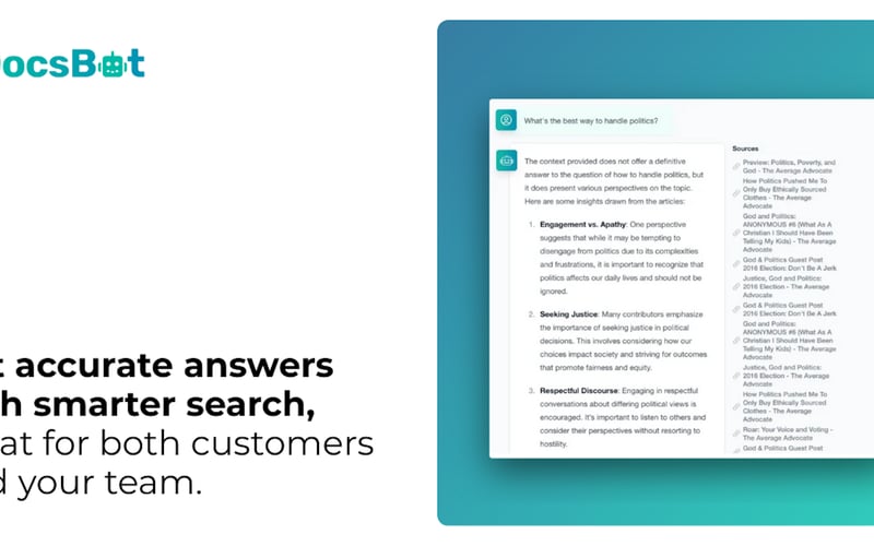 DocsBot AI screenshot 3