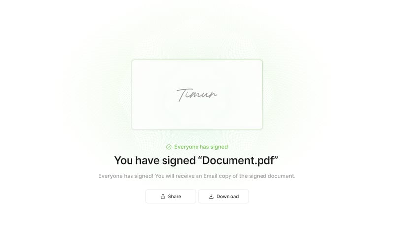 Documenso screenshot 2