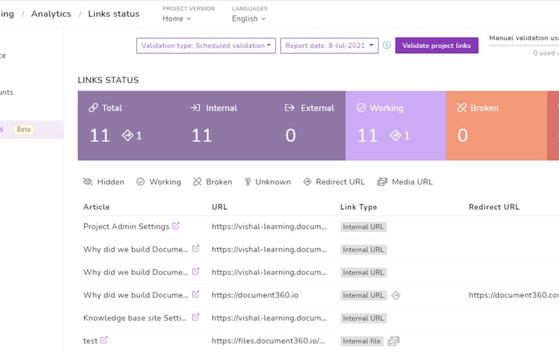 Document360 screenshot 2