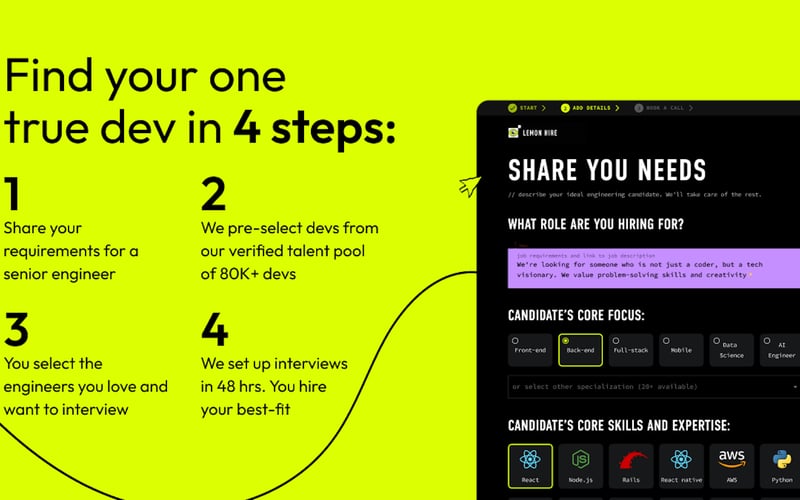Don’t Panic by Lemon.io screenshot 2