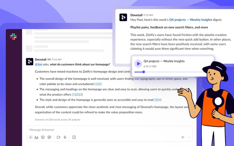 Dovetail screenshot 2