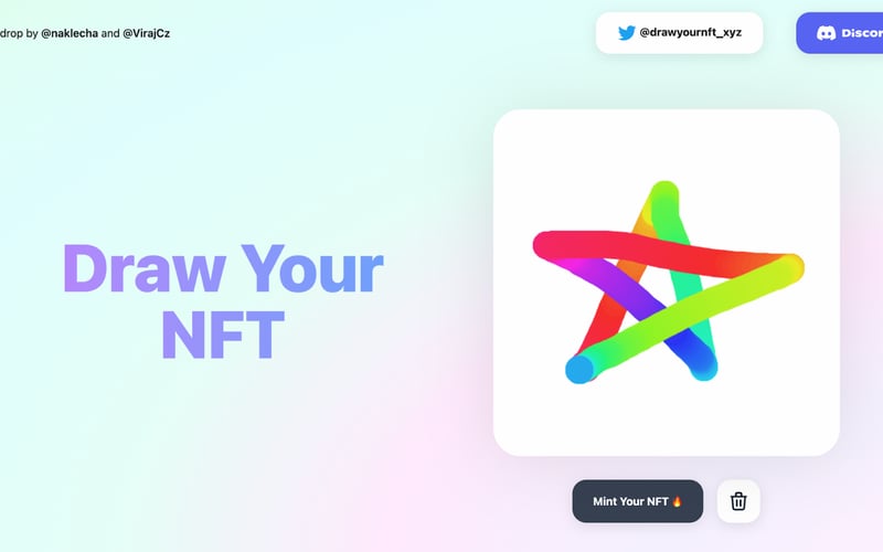 Draw your NFT screenshot 1