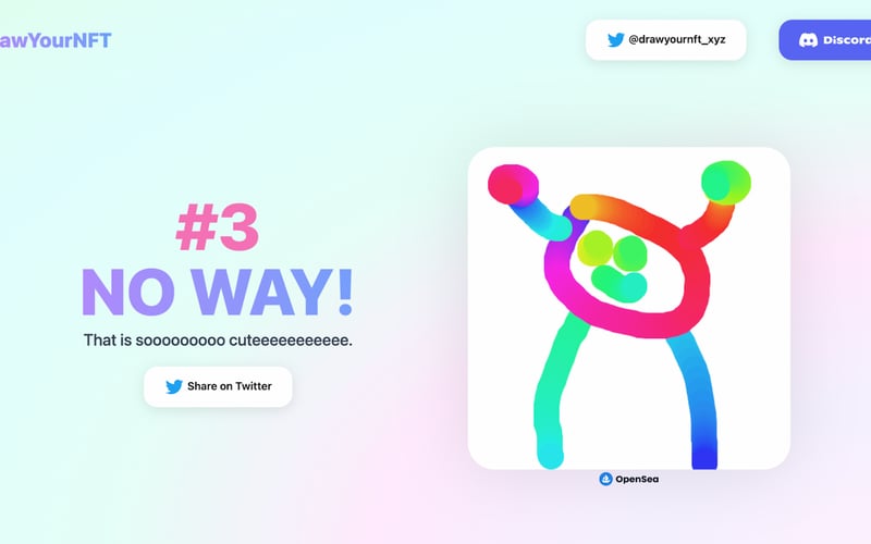 Draw your NFT screenshot 3