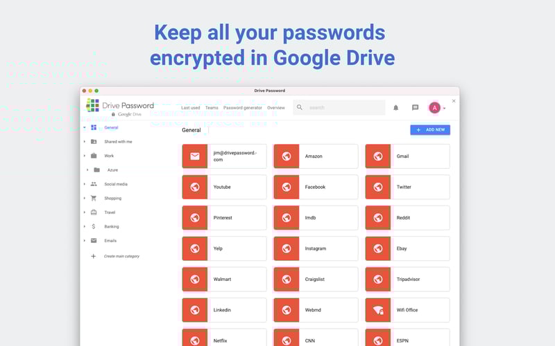 Drive Password screenshot 1