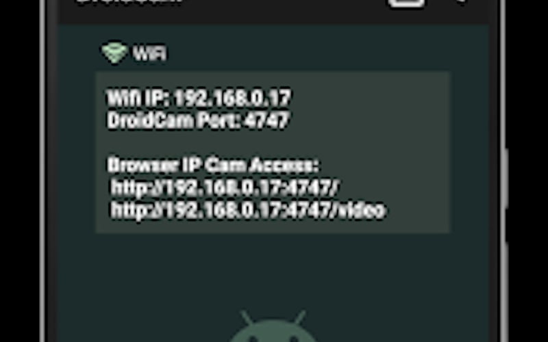 DroidCam screenshot 2
