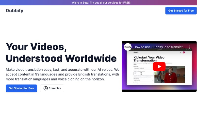 Dubbify (by Asius.ai) screenshot 2