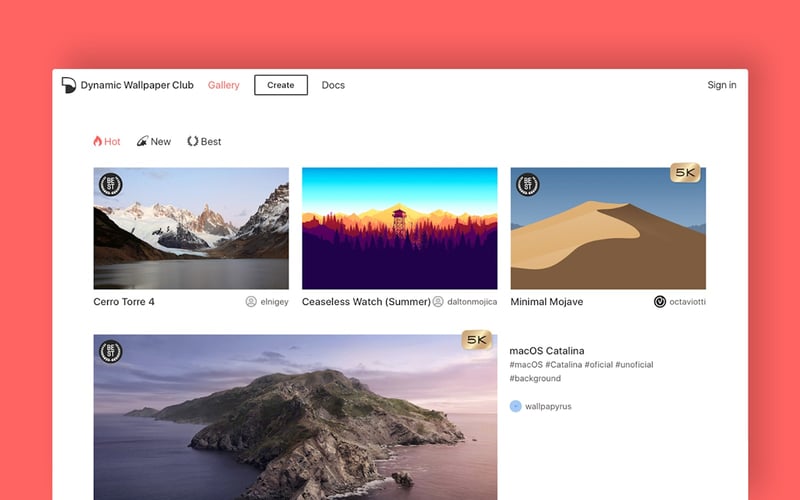 Dynamic Wallpaper Club screenshot 2