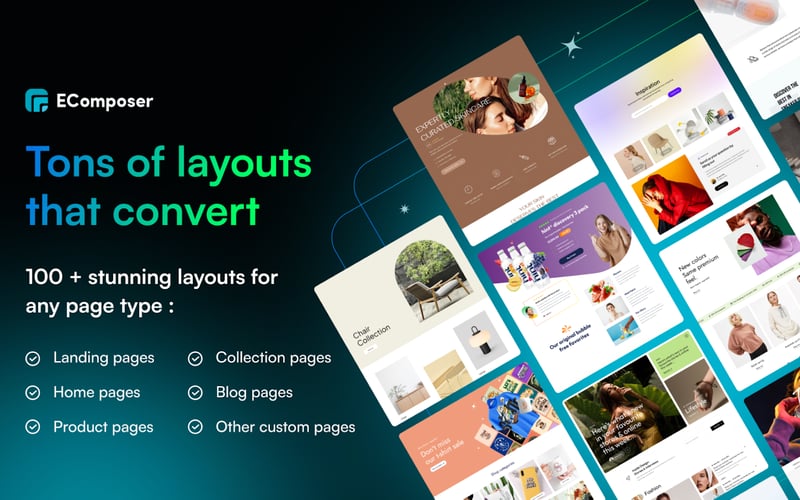 EComposer Shopify Page Builder screenshot 2
