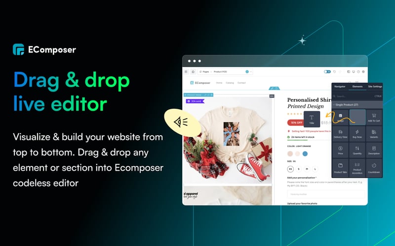 EComposer Shopify Page Builder screenshot 3