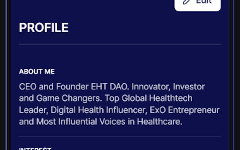 EHT DAO screenshot 2