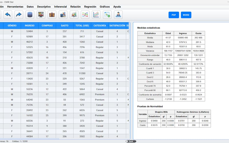 EVAR Stat screenshot 2
