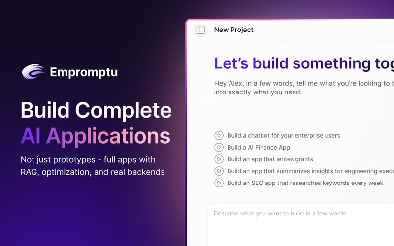 Empromptu screenshot 1