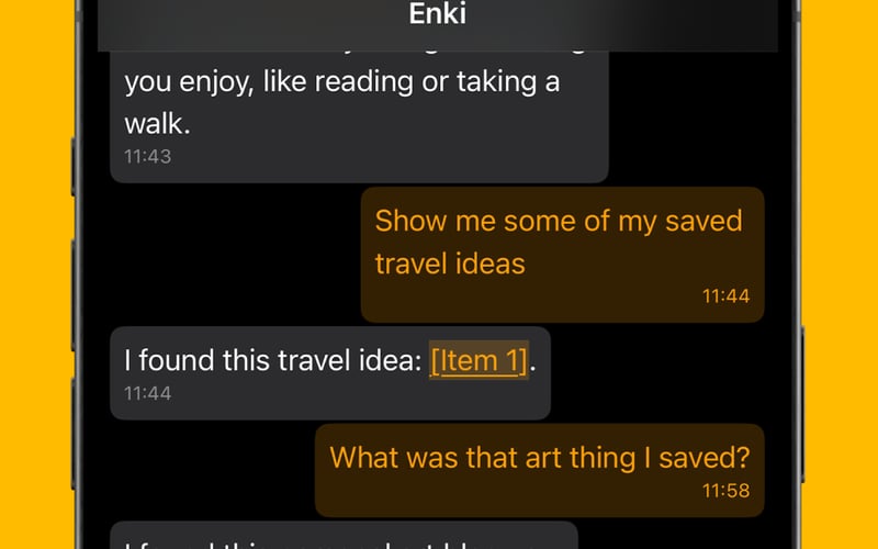 Enki screenshot 2