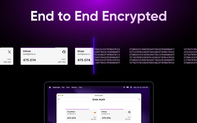 Ente Auth screenshot 1