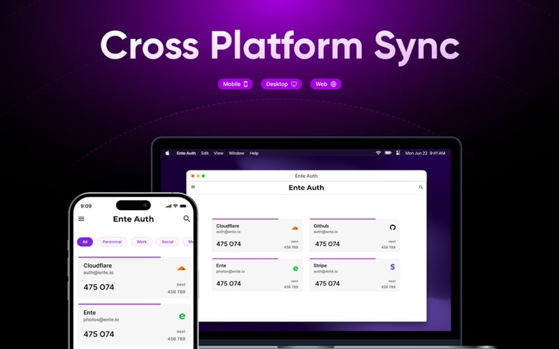 Ente Auth screenshot 2