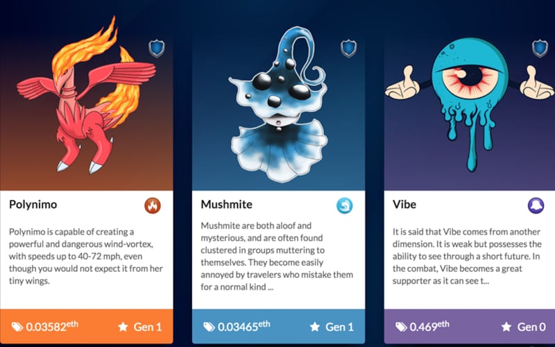 Etheremon screenshot 1