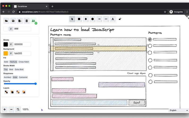 Excalidraw screenshot 1