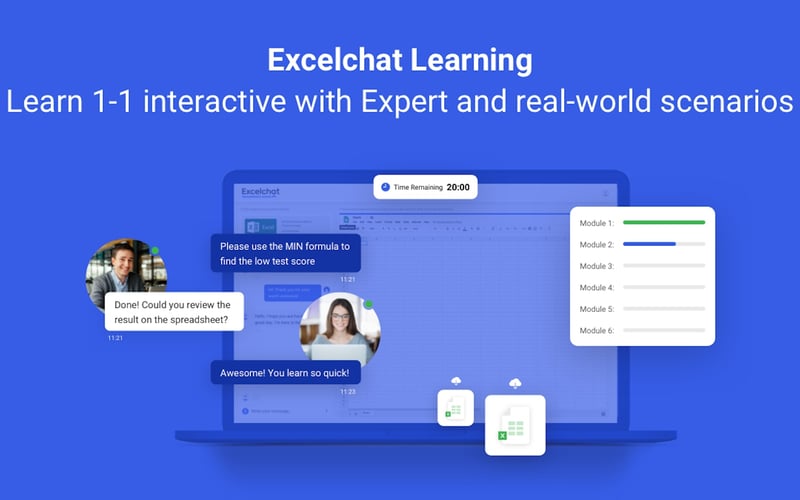 Excelchat for Slack screenshot 1