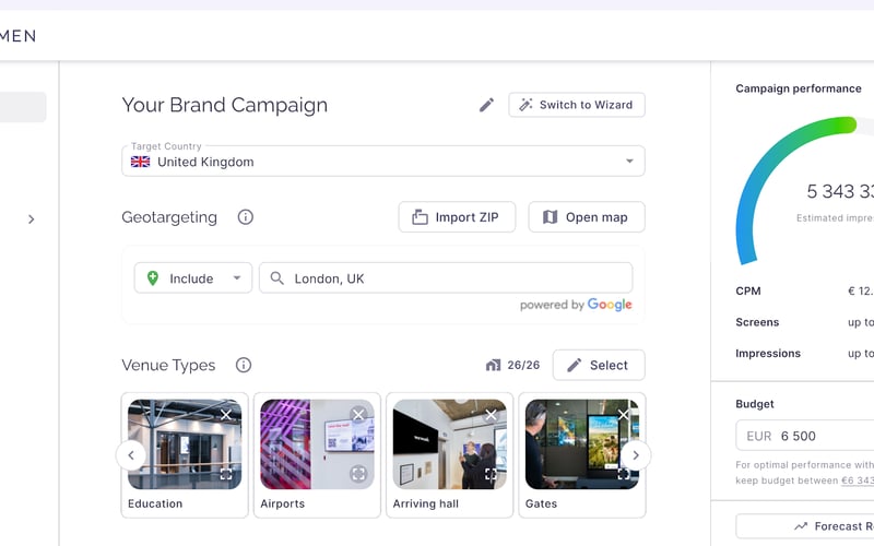 FRAMEN Dashboard screenshot 1